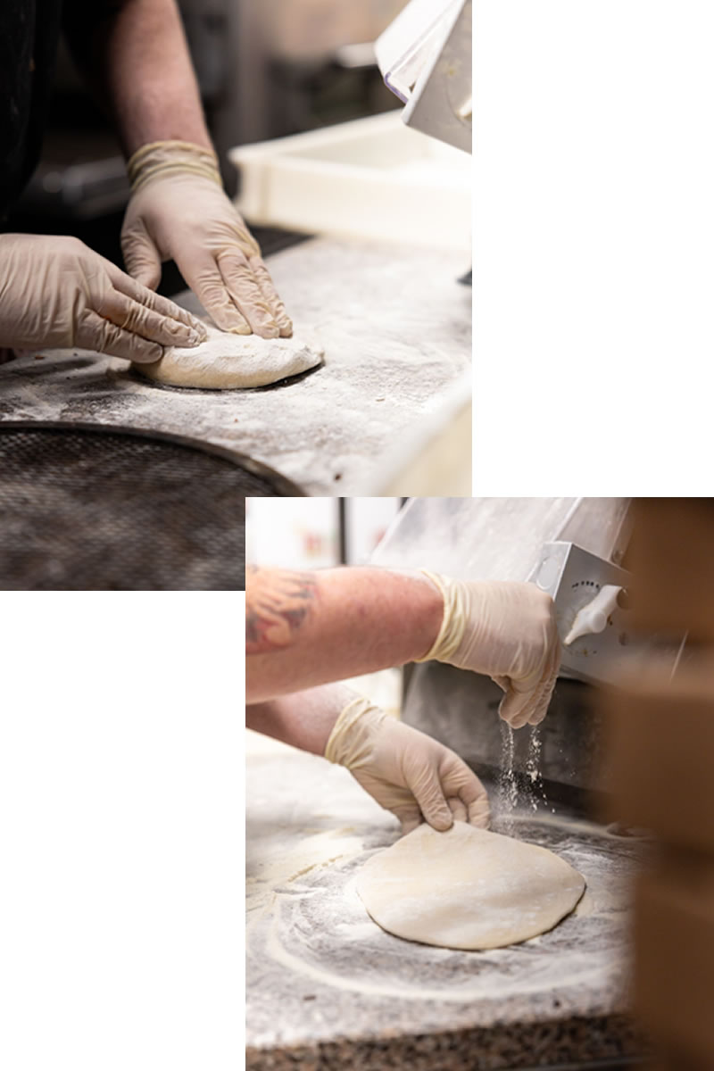 Artisan pizza sourdough